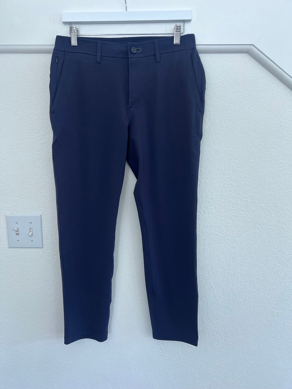 Public Rec Gamechanger Navy Blue Performance Tech Pants 30 x 28 NWOT